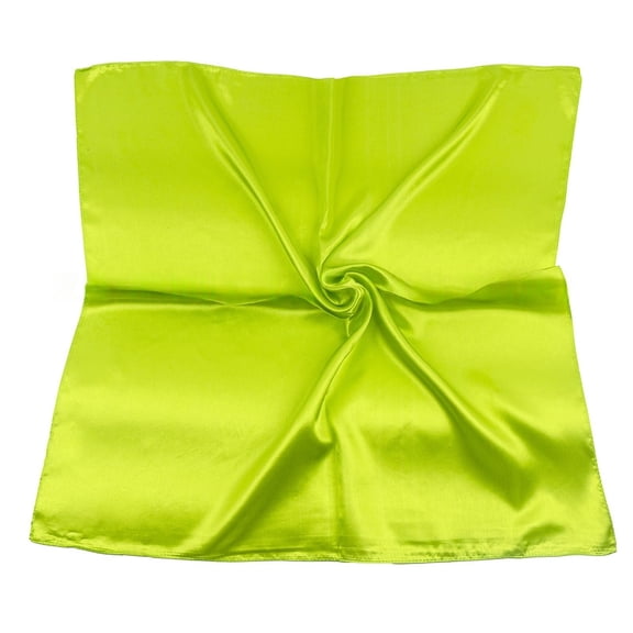Bibifish Womens Scarf Elegant Satin Small Square Scarf Solid Plain Daily Office Neck Head Wrap Accessory