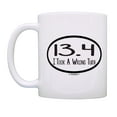 thumbnail image 2 of ThisWear Run Gift 13.4 I Took A Wrong Turn Run Mug Funny Runners Mug Running Humor Coffee Mug, 2 of 4