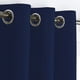 thumbnail image 4 of Cortinas Blackout MELOCOTTON HOGAR 275cm Ancho 215cm Largo 2 paneles 100% Microfibra Poliéster marino, 4 of 8