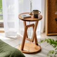 thumbnail image 1 of ﻿Round Coffee Table Wooden Tensegrity End Table Nightstand Floating Side Table for Living Room Indoor Decor,Fit Most Home, 1 of 7