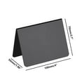 thumbnail image 2 of SEIWEI 5pcs Dining Table Mini Chalkboard Double-Sided Small Blackboard Erasable Record Board Price Tags (Black-Mate), 2 of 8