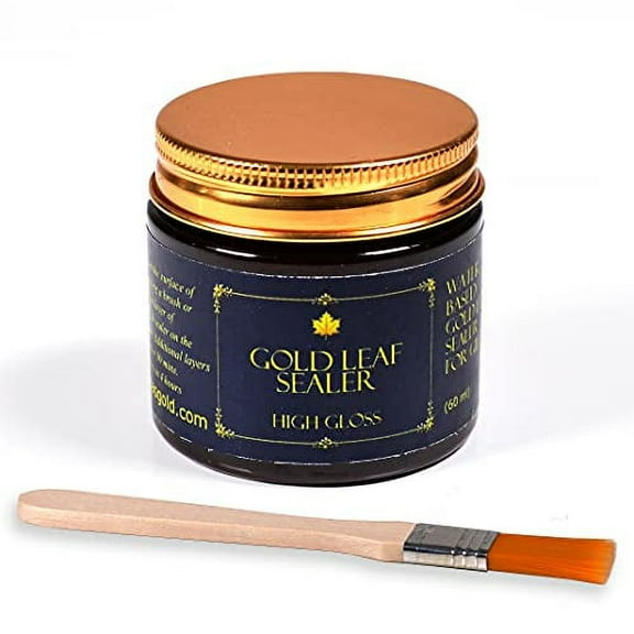 Gold Leaf Sealer 60ml with Bonus Brush