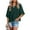 Army Green, variant on Babysbule Womens Tops Women's Summer Casual Crewneck 3/4 Sleeve T-Shirts Solid Color Loose Fit Cute Basic Tops Tees Blouses