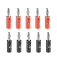 thumbnail image 2 of Uxcell 4mm Banana Speaker Wire Cable Screw Plugs Connectors 2 Colors 10 pack, 2 of 5