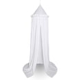 thumbnail image 2 of Kids Bed Canopy with Frills Cotton Cover Net for Crib Reading Nook Curtain Hideaway Hanging Round Tent Nursery Bedding Play Room Decor, 2 of 4