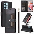 thumbnail image 3 of FOXDOCK Funda tipo Cartera para Xiaomi Redmi Note 12 4G – Cubierta de Cuero PU con Múltiples Ranuras, Bolsillo para Efectivo y Correa de Muñeca, 3 of 6