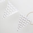 thumbnail image 4 of Efavormart 92" Long Chevron SILVER Triangle Pennant Banner For Party Banquet Decoration, 4 of 8