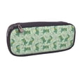 thumbnail image 2 of Lsque Cute Dinosaurs in Space Printed Big Capacity PU Leather Pencil Case Large Pencil Pouch Stationery Pen Bag Pencil Holder for Teen, 2 of 6