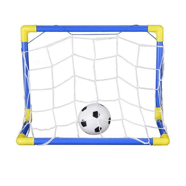 Juego de portería de fútbol portátil para exteriores puerta única extraíble azul ANGGREK Otros