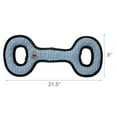 thumbnail image 6 of Tuffy Mega Tug Oval Chain Link Durable Plush Squeaky Dog Toy, 6 of 8