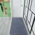 thumbnail image 2 of Soft 2x4 Small Runner Rug  Bedside Rugs For Bedroom Indoor Hallway Carpets Non Slip Living Room Area Throw Memory Foam Laundry Teen Dorm Decor Blue, 2 of 7