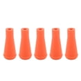 thumbnail image 3 of Soft Rubber Arrowheads, Rubber  Tips Wear Resistant Archery Practice 5Pcs  For Hunting Black,Red,Orange, 3 of 8
