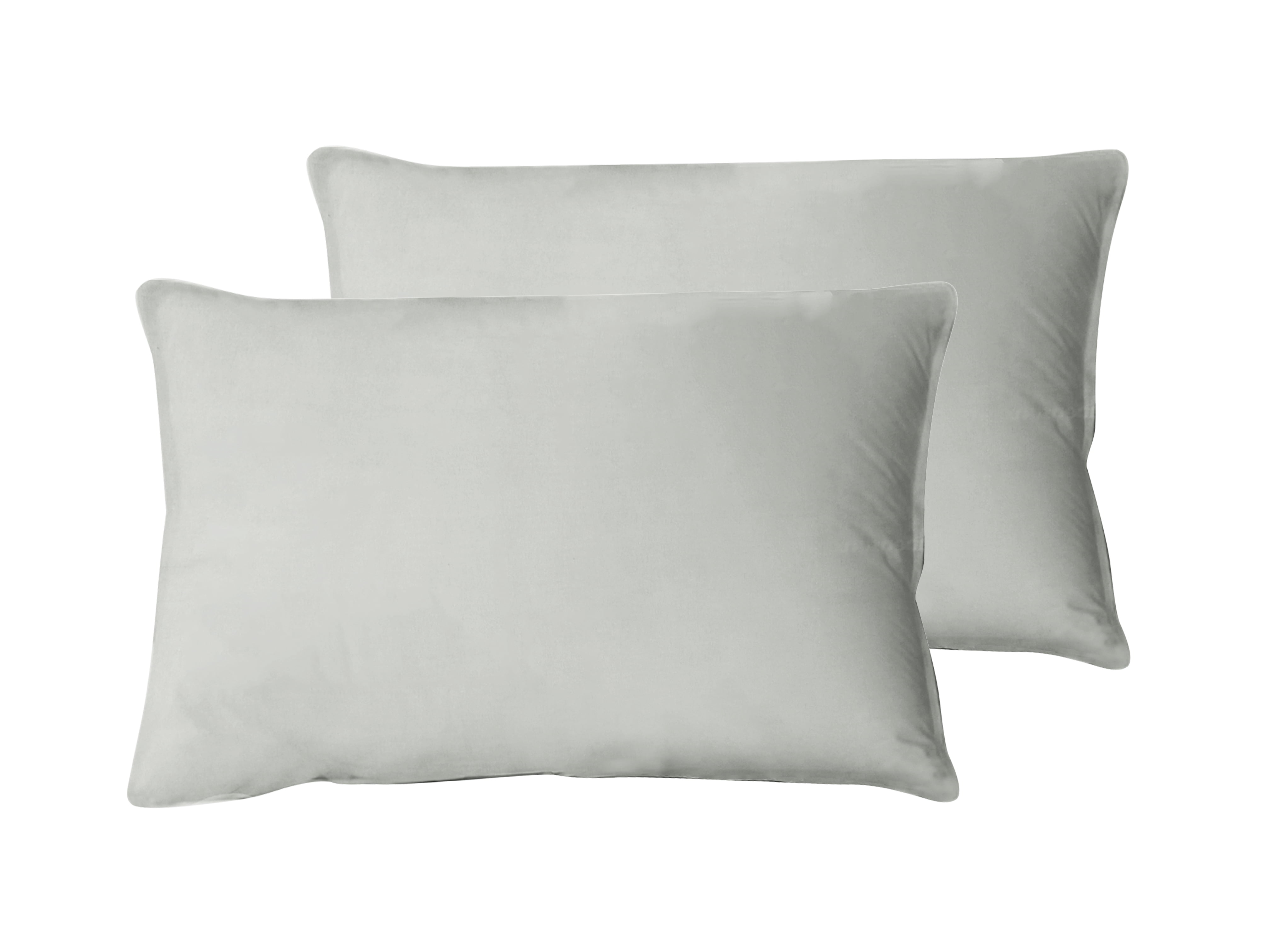 Grey Solid Pillowcase PairStandardGrey
