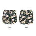 thumbnail image 4 of Disketp Flowers Print Women's Shorts Workout Shorts for Athletic Gym Running Shorts with Phone Pockets Large, 4 of 8