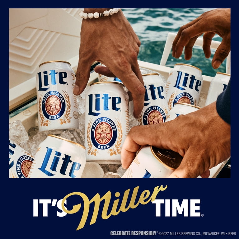 Miller Lite, Light Lager Beer, 30 Pack, 12 fl oz Cans - Walmart.com