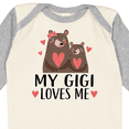 thumbnail image 4 of Inktastic My Gigi Loves Me Bear Boys or Girls Long Sleeve Baby Bodysuit, 4 of 5