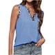 thumbnail image 1 of Blusa informal sin mangas con estampado de leopardo y cuello en V de verano para mujer a la moda Fridja  gh6392, 1 of 1