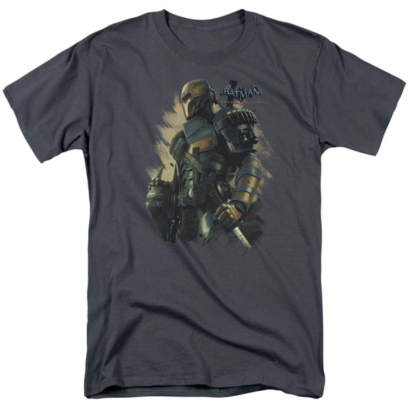 Batman Men's Deathstroke T-shirt Small Charcoal