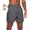 Dark Grey, variant on Men's Golf Shorts 5" Inseam Stretch Waterproof Hybrid Performance Shorts with 5 Pockets for Travel, Hiking, Casual and Business