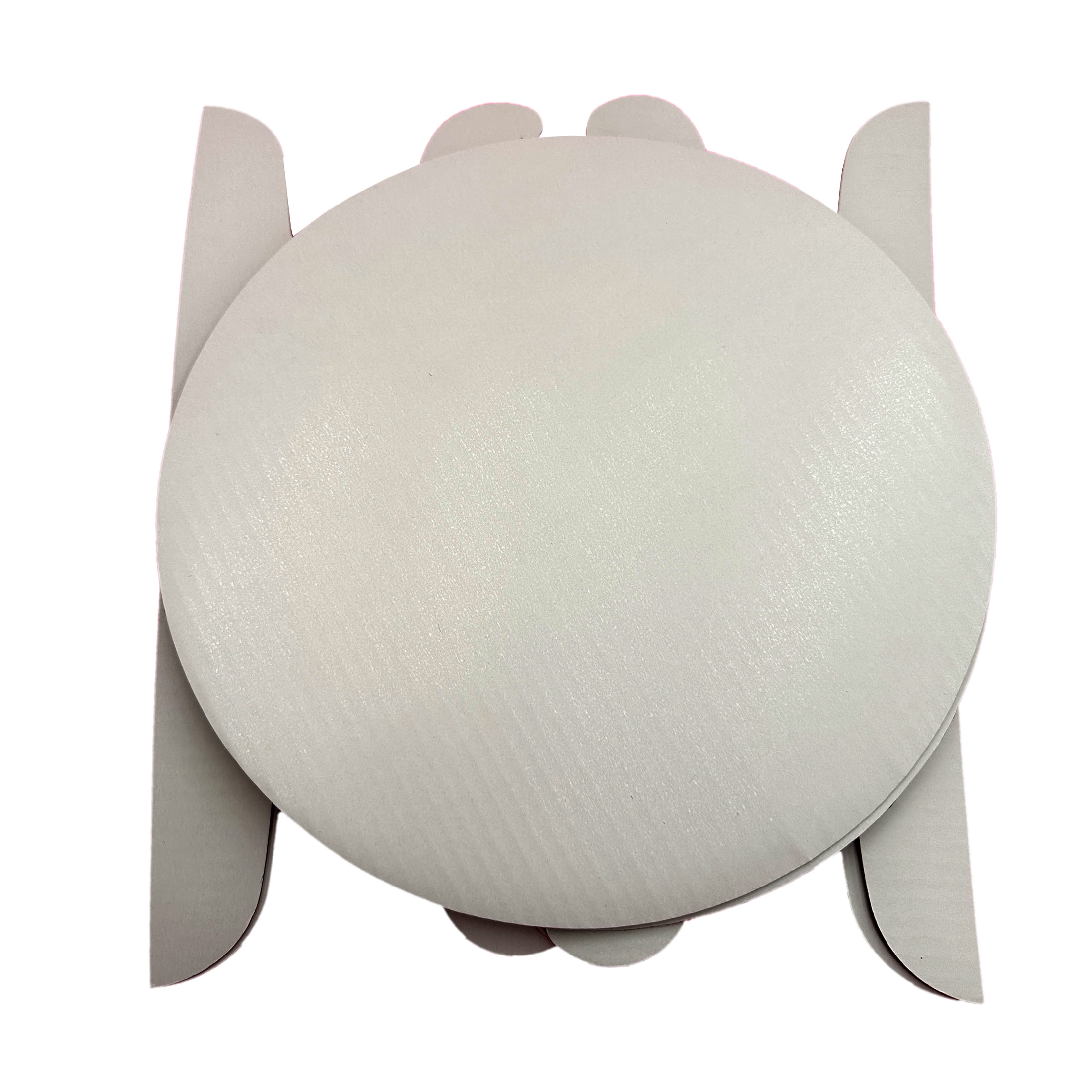 12 in Diameter, 5.5in Height, White Round Cake Stand, Paper Corrugate Board,2 Counts,Way to Celebrate