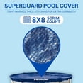 thumbnail image 5 of Swimline Hydrotools Supreme Guard Winter Cover for 10x16' Above Ground Oval Pools, 5 of 5