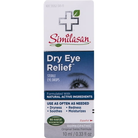 Similasan Dry Eye Relief Sterile Eye Drops, 0.33 FL (Best Eye Drops For Contact Wearers With Dry Eyes)