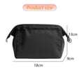 thumbnail image 2 of Bolsa de maquillaje y bolsa de joyería para mujer, organizador de bolsa de maquillaje de viaje, estuche de maquillaje portátil impermeable para cosméticos, brochas, collares, pulseras, artículos de, 2 of 5
