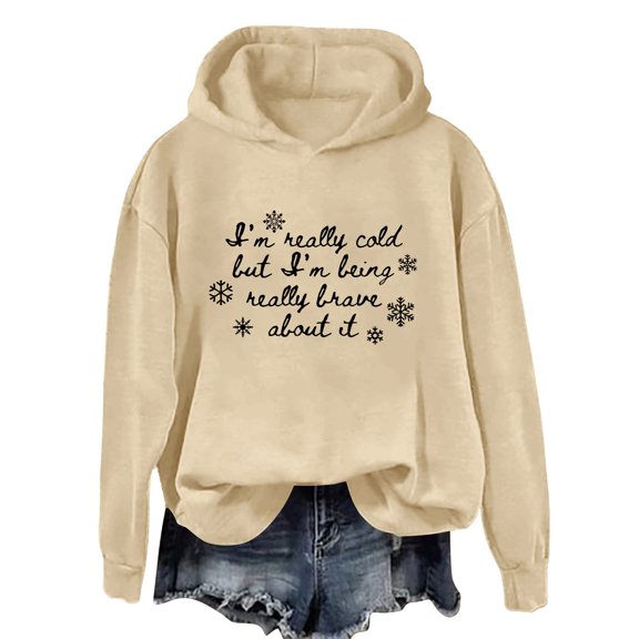 Graphic Hoodies for Women Fall Winter Clothes Pullover Novelty Long Sleeve Loose Fit Casual