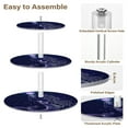 thumbnail image 4 of Wobogo Mermaid and Jellyfish 3 Tier Acrylic Cake Stand with Clear Round Hold for Wedding Holiday Birthday Baby Shower Tea Party, 4 of 8
