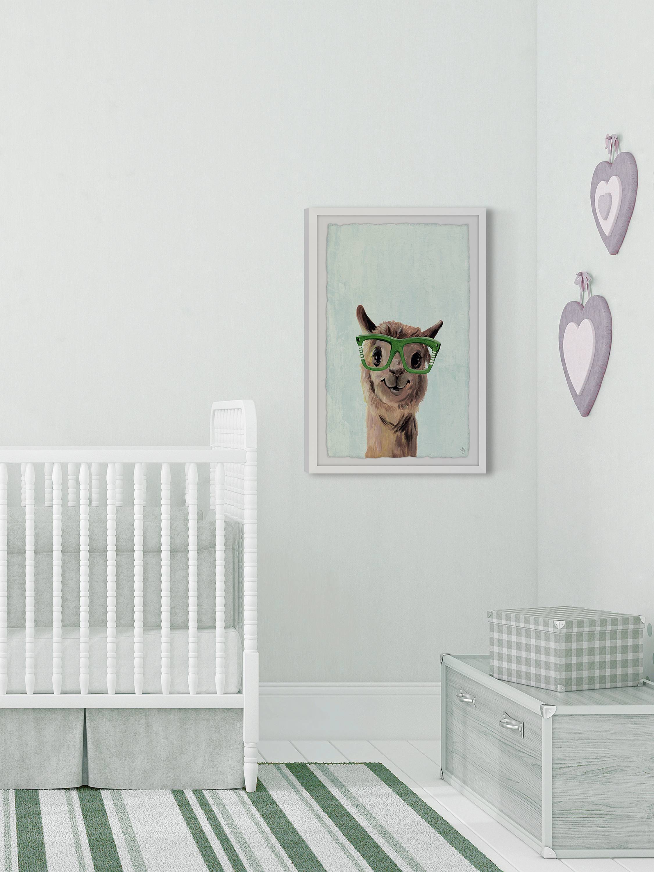Marmont Hill Green Glasses II Framed Wall Art