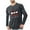 Gray, variant on gbyLJF Men's Long Sleeve T-shirt Christmas Printed Round Neck Top Lightweight Casual Comfy Sweatshirt