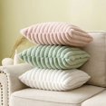 thumbnail image 4 of Cojín de terciopelo de conejo de doble cara con tiras gruesas, almohada de cintura de color sólido, funda de almohada para sofá, sala de estar, almohada de oficina, 4 of 5