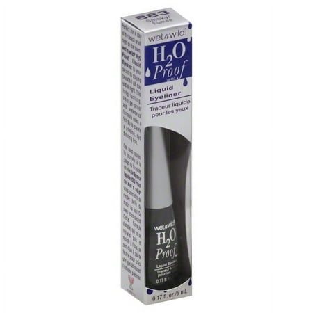Wet n Wild H2O Proof Liquid Eyeliner, Smoky [883], 1 ea