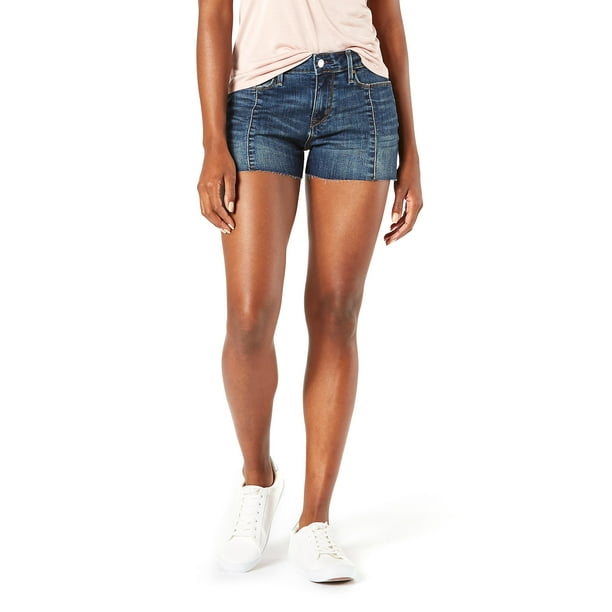 Signature by Levi Strauss & Co. Women's Modern Mid Rise Seamed Shorts -  