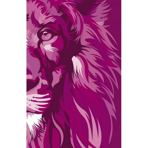 Biblia RVR 1960 Letra Grande Tamaño Manual, TD león de Judá Rosada (Edición Cantos Pintados) / Spanish Bible RVR 1960 Handy Size Large Print HC Lion of Juda (Hardcover)