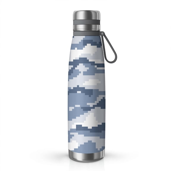 29oz Insulated Water Bottle with Tea Infuser, Stainless Steel Travel Mug, Camouflage Print