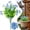 J, variant on Artificial Morning Glory Flowers Colorful Faux Floral Bush For Outdoor Porch Patio Garden Spring Summer Decor