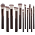 thumbnail image 2 of 11 Pieces Makeup Brush Set Travel Cosmetic Brushes With Soft Bristles and Ergonomic Handle for Face And Eye Makeup Needs, 2 of 5
