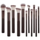 thumbnail image 2 of 11 Pieces Makeup Brush Set Travel Cosmetic Brushes With Soft Bristles and Ergonomic Handle for Face And Eye Makeup Needs, 2 of 5