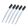 thumbnail image 3 of Juego de 5 cepillos de alambre para limpieza con cerdas de alambre y agarre ergonómico Plata, 3 of 9
