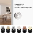 thumbnail image 3 of Manijas de muebles incrustadas perillas de agitación de resorte manijas invisibles tiradores y perillas, 3 of 7
