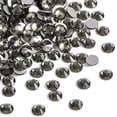 thumbnail image 2 of Beadsland Gemas redondas de diamantes de imitación de cristal con parte posterior plana para decoración de uñas y pegamento para manualidades, diamante negro (1,9-2,0mm) SS6/1440 Uds., 2 of 5
