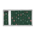 thumbnail image 2 of JIALIOU Nylon Trifold Card Wallet with ID Window Zipper Pocket for Men Women Teen Candy Canes Snow Lanterns, 2 of 7