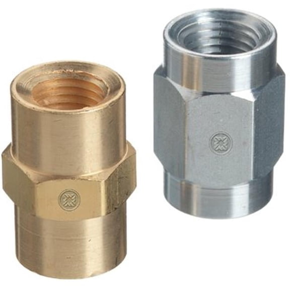 Pipe Thread Couplings, Adapter, 3,000 PSIG, Brass, 3/8 in (NPT)