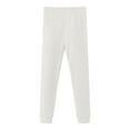 thumbnail image 6 of Thermal Pants Kids Thermal Underwear Set Kids Thermal Set Toddler Thermal Underwear Fleece Lined Toddler Thermal Set Base Layer Long Johns for Boys Girls White 7-8 Years, 6 of 6