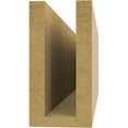 thumbnail image 4 of Ekena Millwork 4"W x 8"H x 24"L Block Woodgrain TimberThane Rafter Tail, Primed Tan, 4 of 6