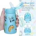 thumbnail image 6 of Oldley 12oz Insulated Leakproof Stainless Steel Kids Water Bottle with Straw, 6 of 6