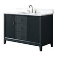 thumbnail image 5 of Vanity Art 48" Bathroom Vanity with Sink and Engineered Marble Top, Freestanding Storage Cabinet with 2 Drawers, 2 Shelves and 1 Flip Down Tray, 5 of 9