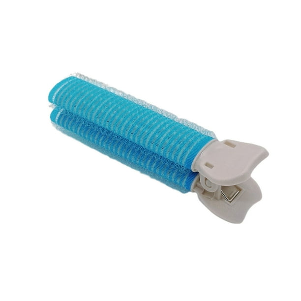 Sonducket Pinza de pelo para mujer, reemplazo de Color sólido portátil, estilo Simple, peinado Manual, rizador para niñas, abrazadera de Accesorio para el cabello Azul