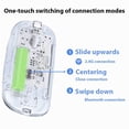 thumbnail image 4 of Ratón Inalámbrico Transparente de 2,4 G, Recargable por USB, con Bluetooth, Ergonómico, para Juegos, para PC, Portátil, Escritorio, Modo Dual, Silencioso, 4 of 5